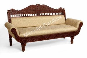 Carved 3-Seater Sofa