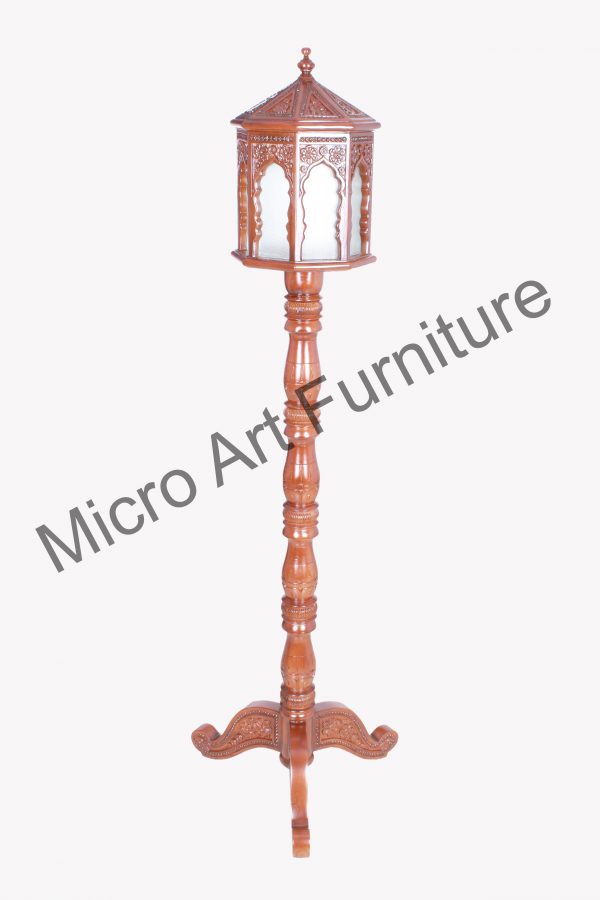 Designer Wooden Standing lamp